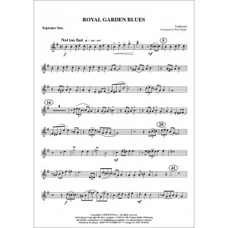 Royal Garden Blues fuer Quartett (Saxophon) von Clarence und Spencer Williams-4-9790502881177-NDV SP401M