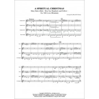 A Spiritual Christmas fuer Quartett (Klarinette) von Verschiedene-2-9790502881184-NDV CT409M
