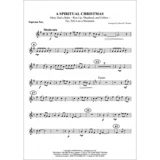 A Spiritual Christmas fuer Quartett (Saxophon) von Verschiedene-4-9790502881191-NDV SP410M